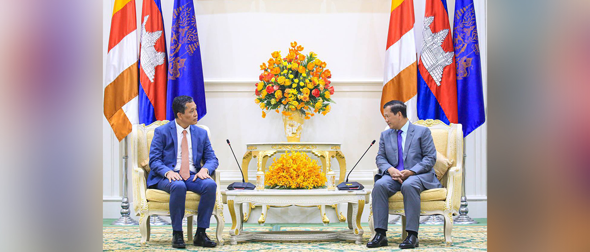  Ambassador calls on Samdech Moha Borvor Thipadei Hun Manet, Prime Minister of the Kingdom of Cambodia