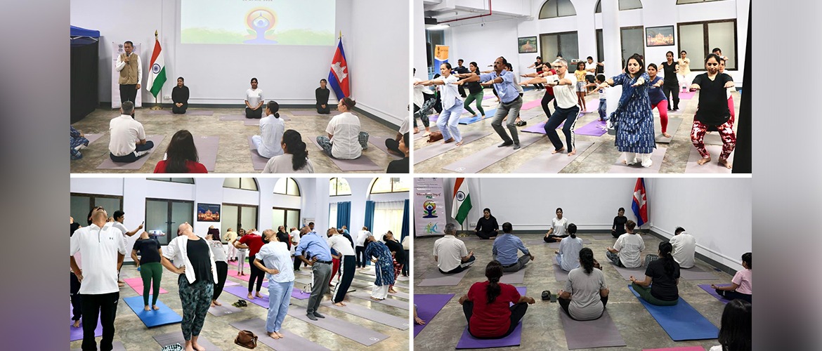  Curtain Raiser for the 12th International Day of Yoga organized at the Yoga & Dance Centre, Embassy of India on 24 April 2026
