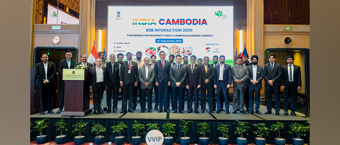  B2B Interaction with the visiting  delegation of Indian Agricultural and Processed Food Products Export Development Authority (APEDA) to Phenom Penh