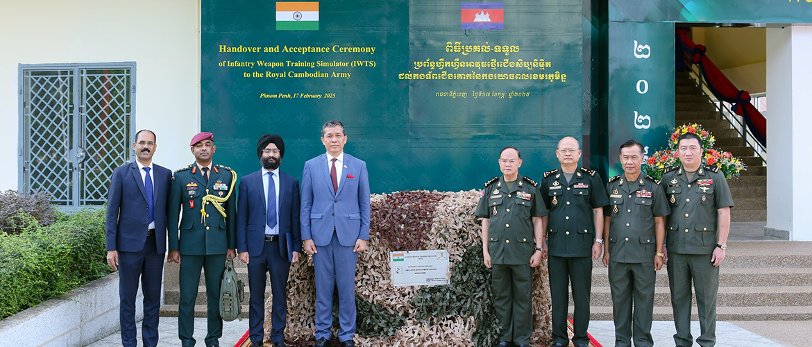  Gifting of Infantry Weapons Training Simulator to the Royal Cambodian Army