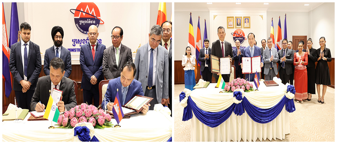  Two MoUs between the Ministry of External Affairs of India and the Ministry of Information of Cambodia for Quick Impact Projects were signed on 24 March 2025