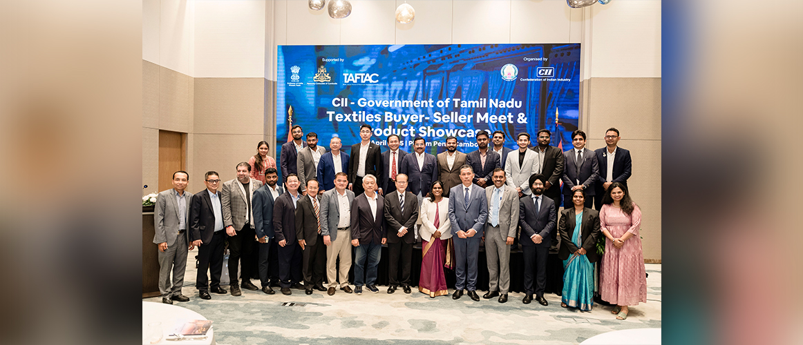  B2B interaction with the visiting textile delegation of Confederation of Indian Industry (CII) to Phnom Penh