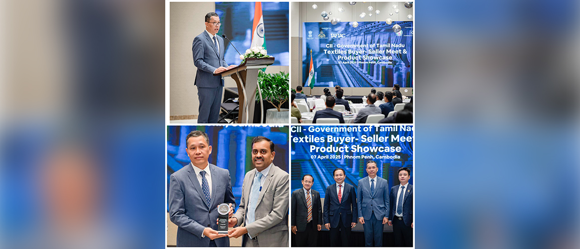  B2B interaction with the visiting textile delegation of Confederation of Indian Industry (CII) to Phnom Penh