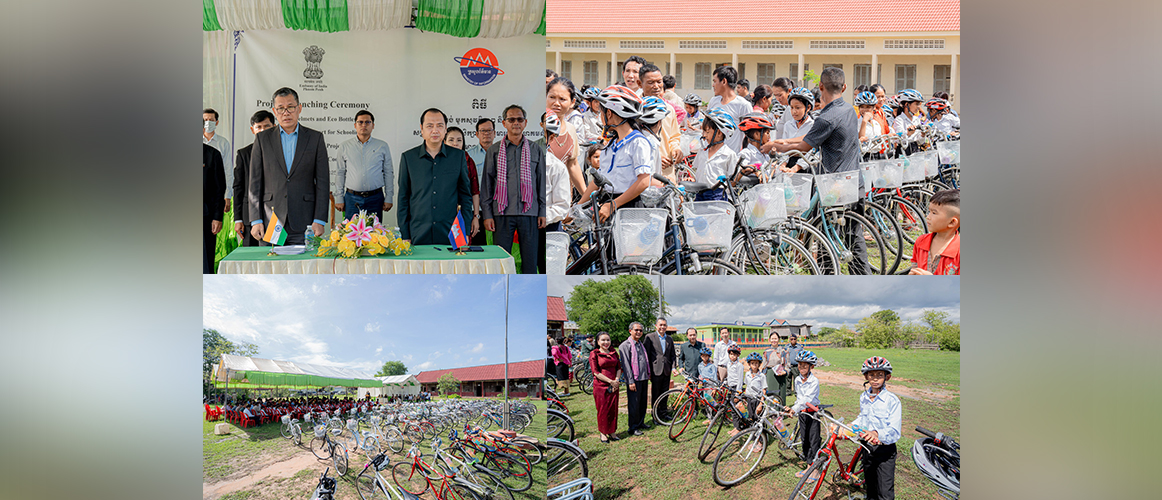  Inauguration of the Quick Impact Project "Community Support for Schooling" at Kratie Province, Cambodia 