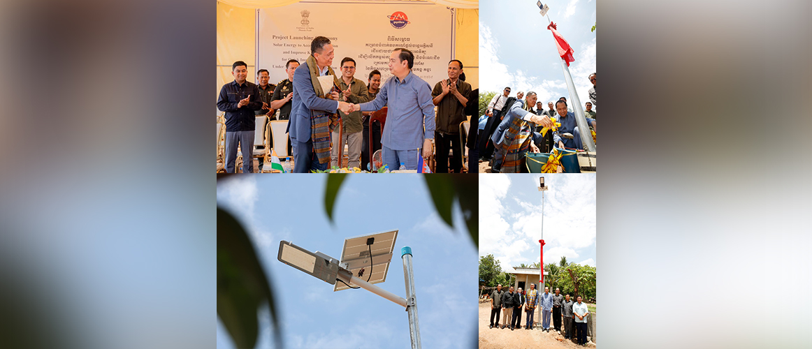  Inauguration of the Quick Impact Project "Solar Energy to access Information and Improve Knowledge" at Kratie Province, Cambodia