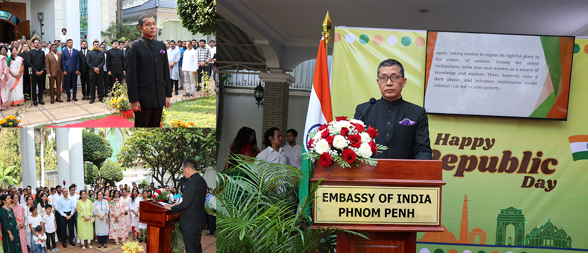  Celebration of the 76th Republic Day of India by the Embassy of India, Phnom Penh.